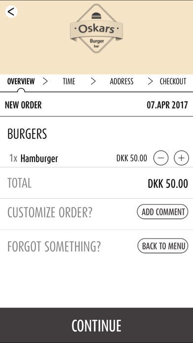 Oskars Burger Bar screenshot 3