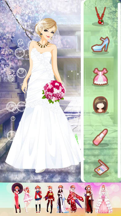 女生换装游戏 - 暖暖公主新娘的婚礼沙龙 screenshot 3