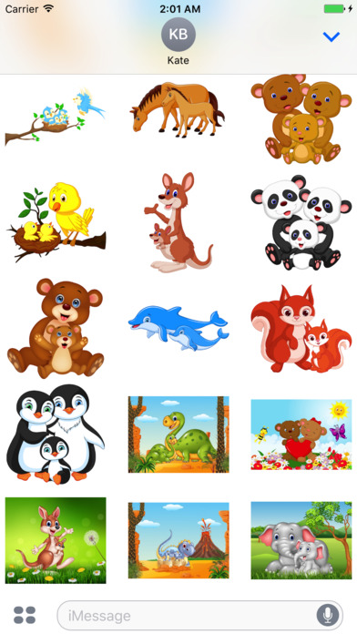 Mother's day Animal Stickers screenshot 3
