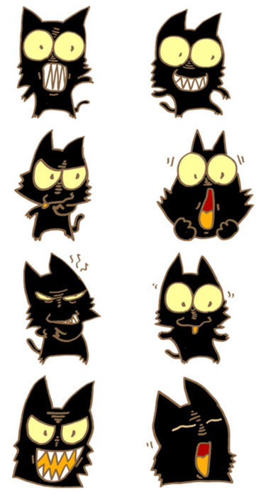 Wicked Kitty - Stickers Pack! screenshot 2