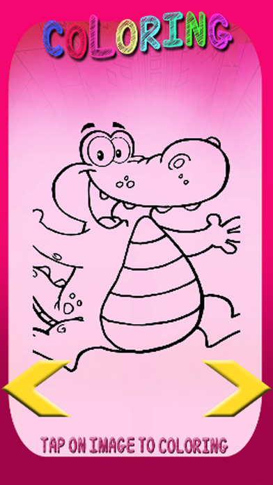 Crocodile And Turtle Coloring Book Games Free screenshot 2
