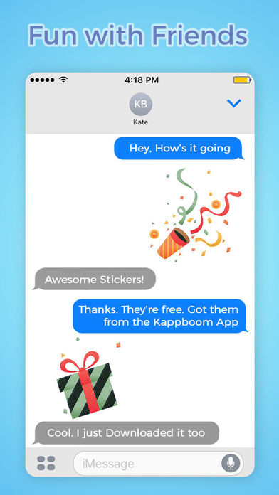Happy Birthday Stickers by Kappboom screenshot 2