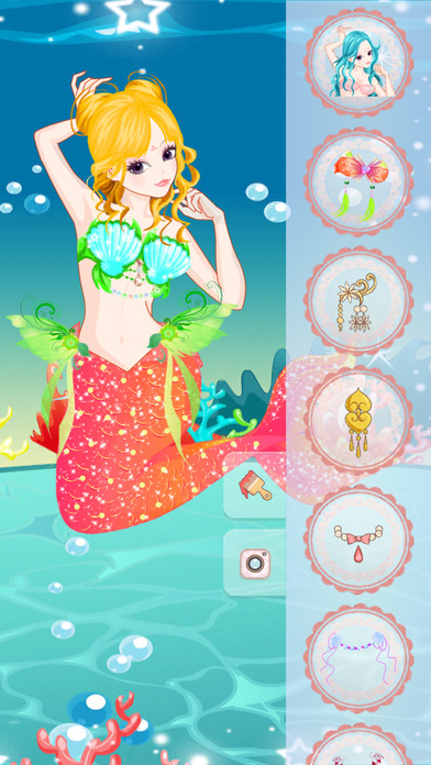 Romantic mermaid -  Makeover girly games screenshot 4