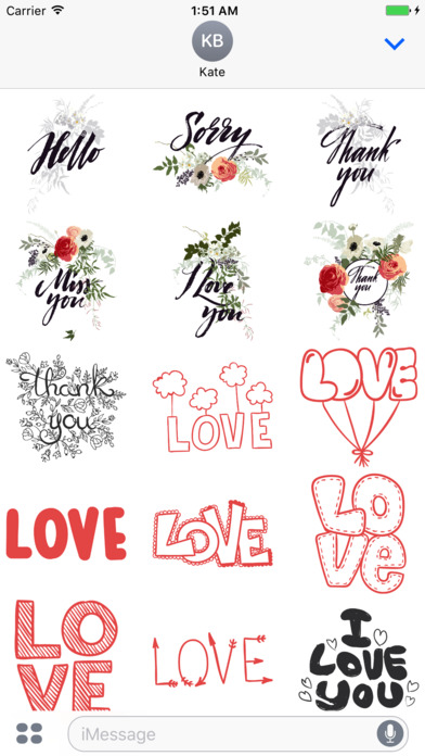 Love & Stickers screenshot 2