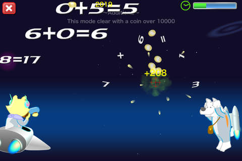 Master the mental calc by shooting:Arithmetic Wars screenshot 2