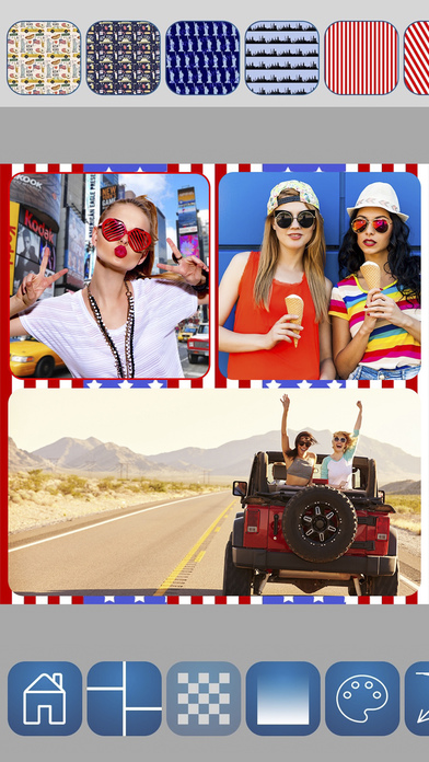 New York Photo Grid & stickers for collages – Pro screenshot 2