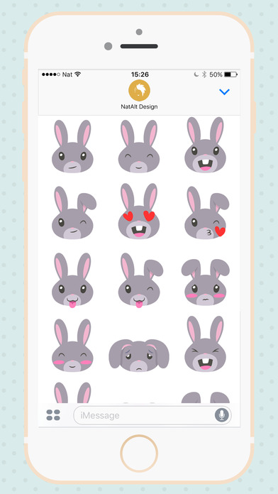 Bunny Emojis screenshot 2