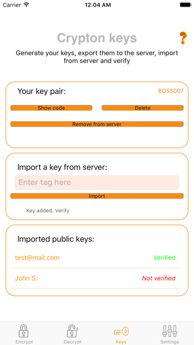 CrypTon: Public Key Encryption screenshot 3