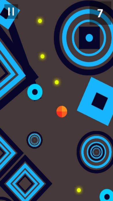 Tiny Orange Ball Shape Escape screenshot 2