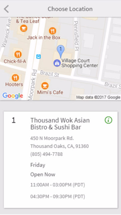 Thousand Wok Ordering screenshot 2