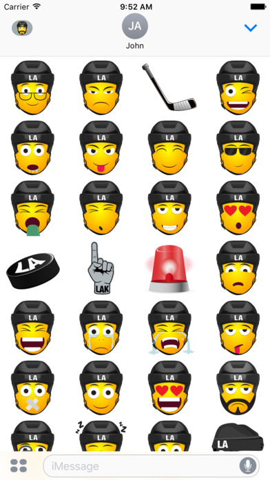 LA Hockey Stickers & Emojis screenshot 4