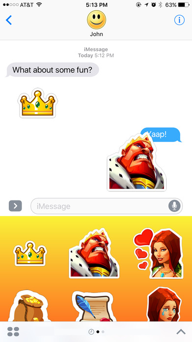 Battle of the Knights Stickers screenshot 2