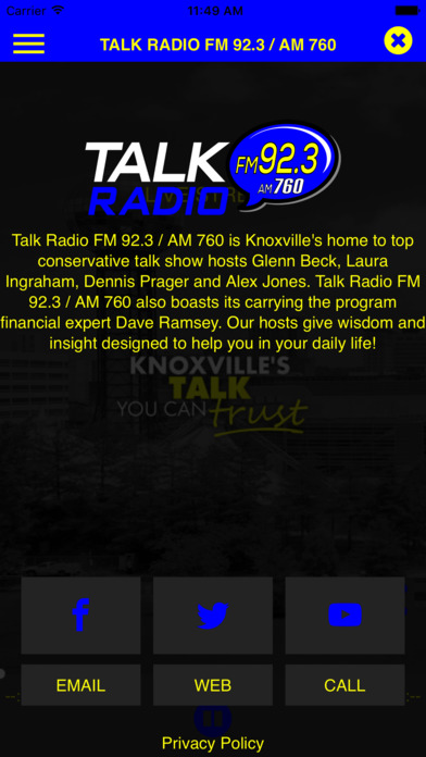 Talk Radio 92.3 screenshot 3