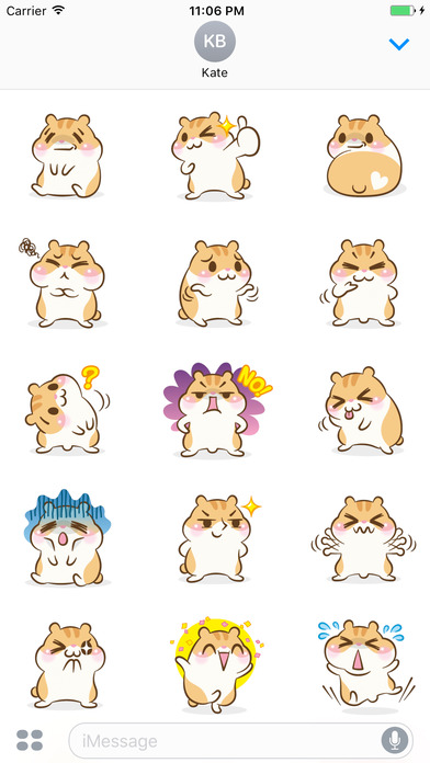 Anita The Hamster Stickers screenshot 2