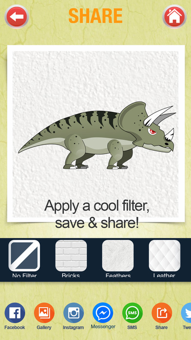 Dinosaur Coloring Book for Kids – Dino Color Games screenshot 2