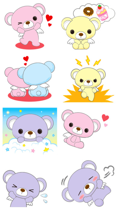 Valentine's Bears > Stickers! screenshot 3