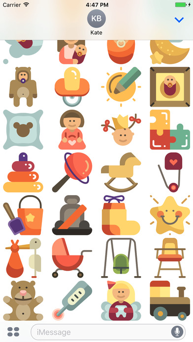 Tots Stickers - Emoji for Young Families screenshot 4