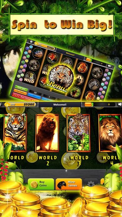 Rainforest Wild Animals Slots – Combo 777 Casino's screenshot 2