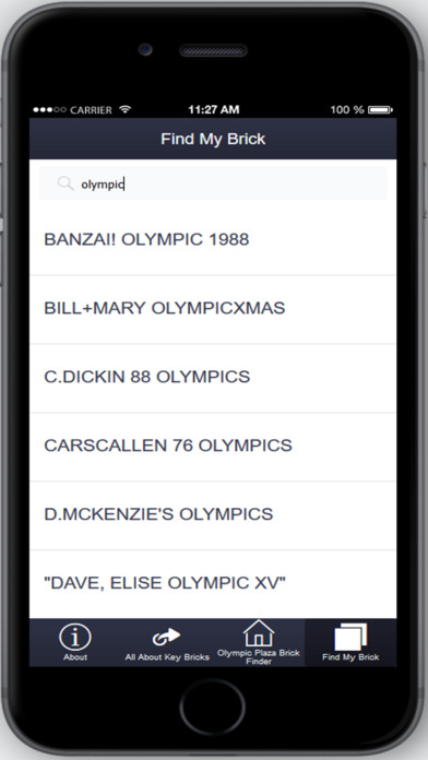 Olympic Brick Finder screenshot 2