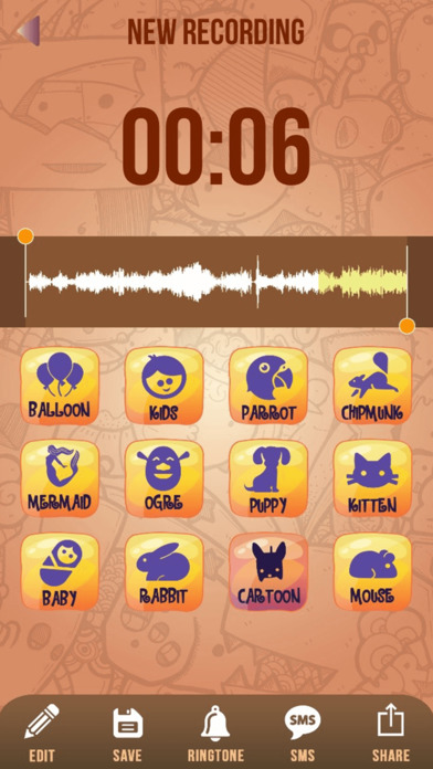 Cute Voice Changer & Fun.ny Effects Ringtone Maker screenshot 3