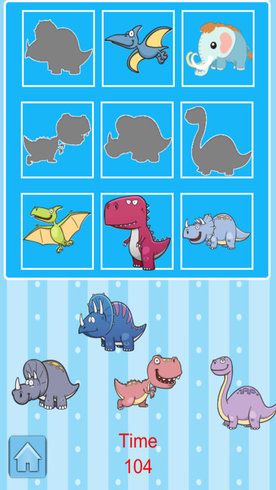 Dinosaur Shadow Puzzle screenshot 3