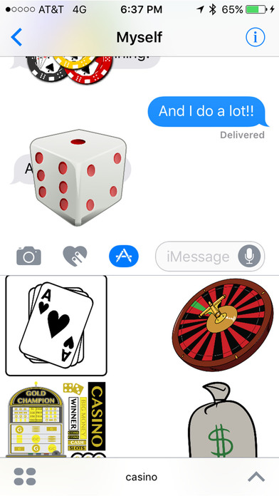 Casino : Lucky, Big Hits, and Jackpot Stickers screenshot 2