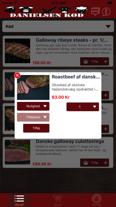 DANIELSEN KØD screenshot 3