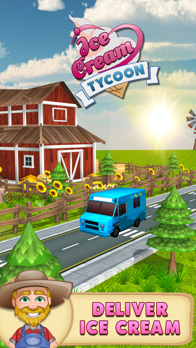 Ice Cream Tycoon Delivery – Tiny Tap Cow screenshot 3