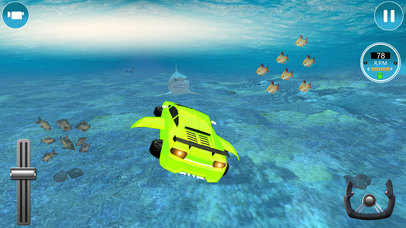 Underwater Flying Car Survival - Shark Attack 2017 screenshot 3