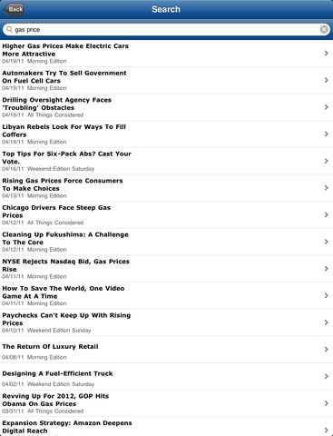 WSHU Public Radio App for iPad screenshot 4