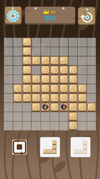 Wooden Block Word Cookies : Block Puzzle Legend screenshot 2