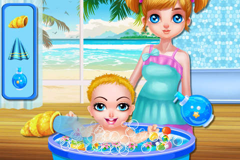 Cute Baby's Holiday Salon-Mommy Beach Spa screenshot 2