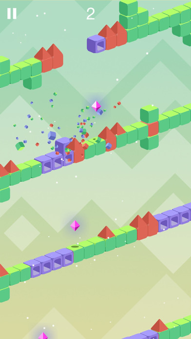 Little Boy Colorful Brick Jump screenshot 3
