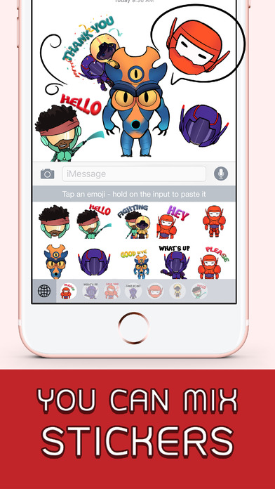 Big Robot Art Stickers & Emoji Keyboard screenshot 2