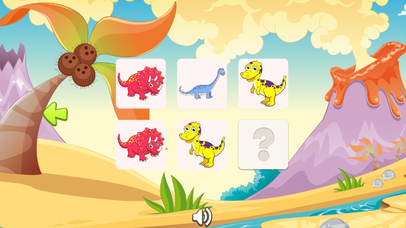 Kids Dinosaur Puzzle Games: Memory Toddlers Free screenshot 2
