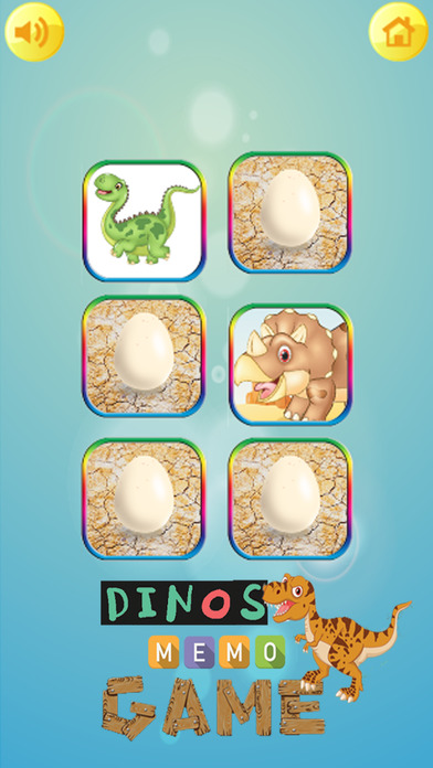 Amazing Dinosaur Memory Matching Game Kid Toddlers screenshot 3
