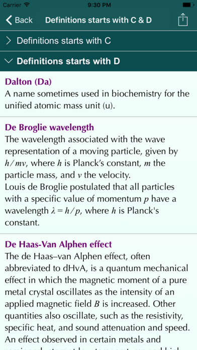 Physics Chemistry Abbr & Defs screenshot 3