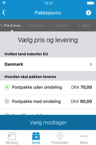 PostNord Denmark screenshot 4