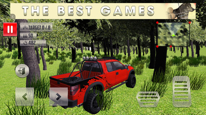 Red Jeep Protect Safari Game screenshot 3