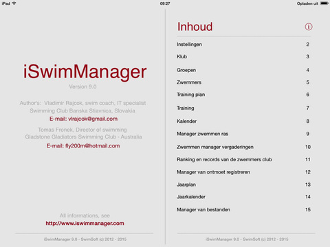 iSwimManager screenshot 2