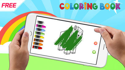 Amazing Coloring Pages Game for Minecraft Animals screenshot 2