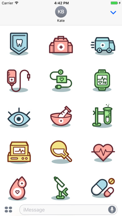 Medical Sticker Pack for Messaging screenshot 2