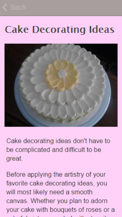 Cake Decorating Ideas screenshot 3