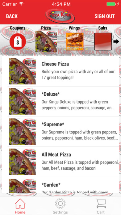 Pizza King Delivers screenshot 3
