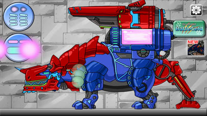 합체! 다이노 로봇 - 티라노+트리케라 공룡게임 screenshot 2