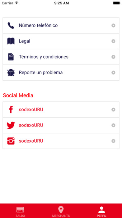 Sodexo Chile screenshot 2