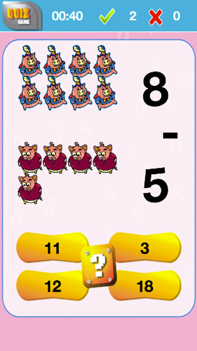 Happy Pep Pigs for Kids - My Quiz Math Game screenshot 3