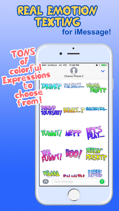 Bit Emoji - Your Real Emotion Texting App (Geisha) screenshot 4