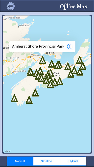 Nova Scotia-Campgrounds & Hiking Trails,State Park screenshot 2