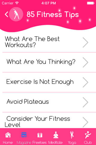 Menopause strength workout screenshot 2